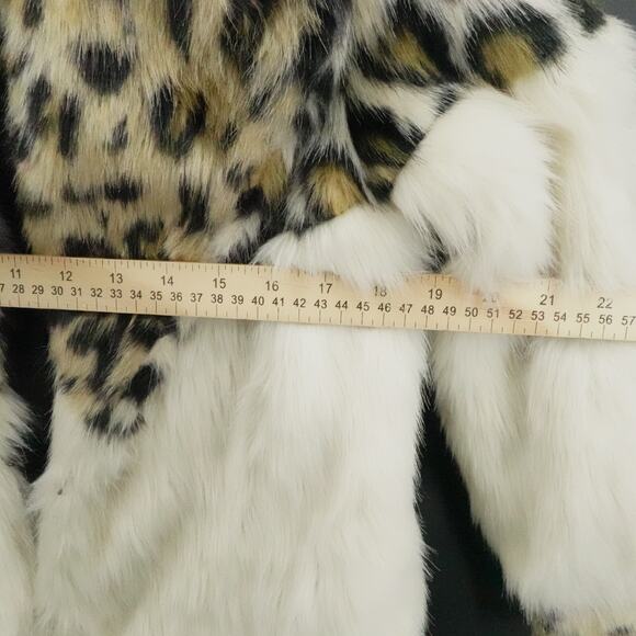 Rare Cheetah Print Coat Faux Fur Mob Wife ASO HIgh School Musical Series SIze XS - Picture 11 of 12